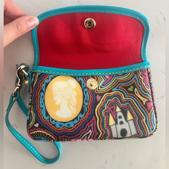 Dooney & Bourke x Disney Parks Pebbled Leather Princess Wristlet – Like New - Picture 8 of 13